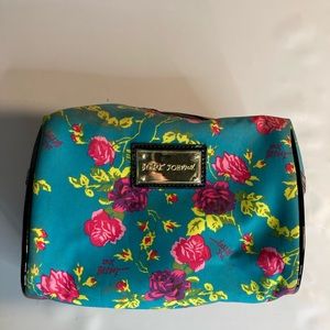 Betsey Johnson floral make up travel bag